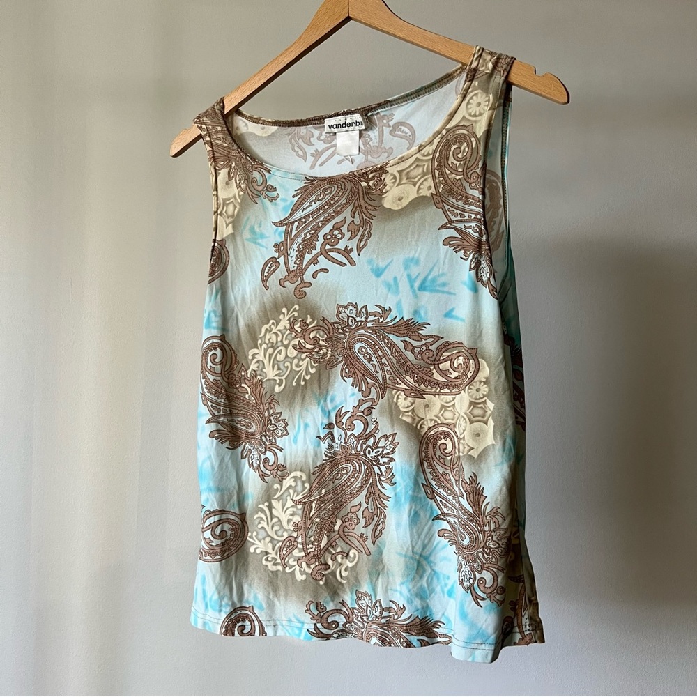 Vintage Paisley Tank Top